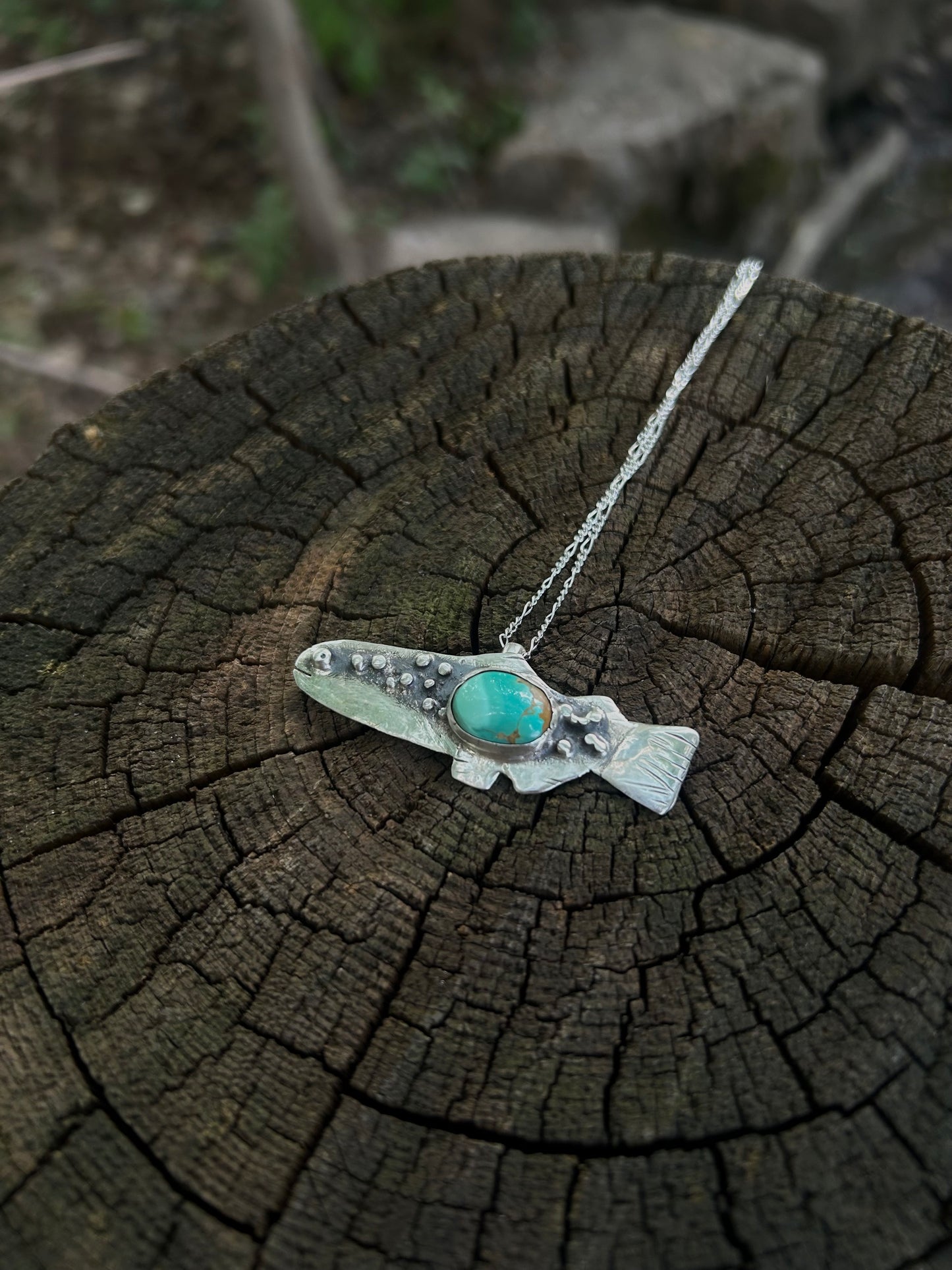 Turquoise Fish Necklace