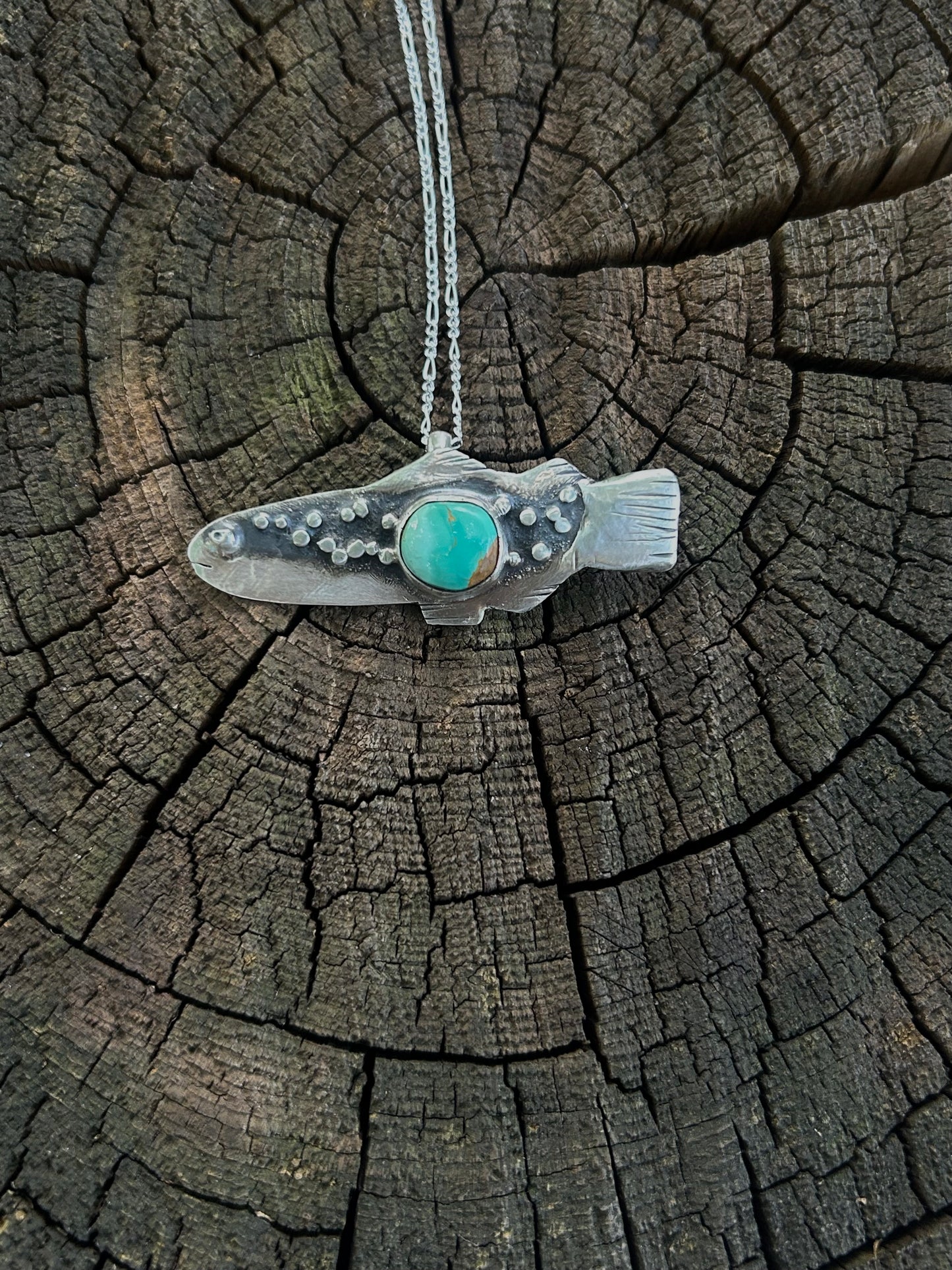Turquoise Fish Necklace