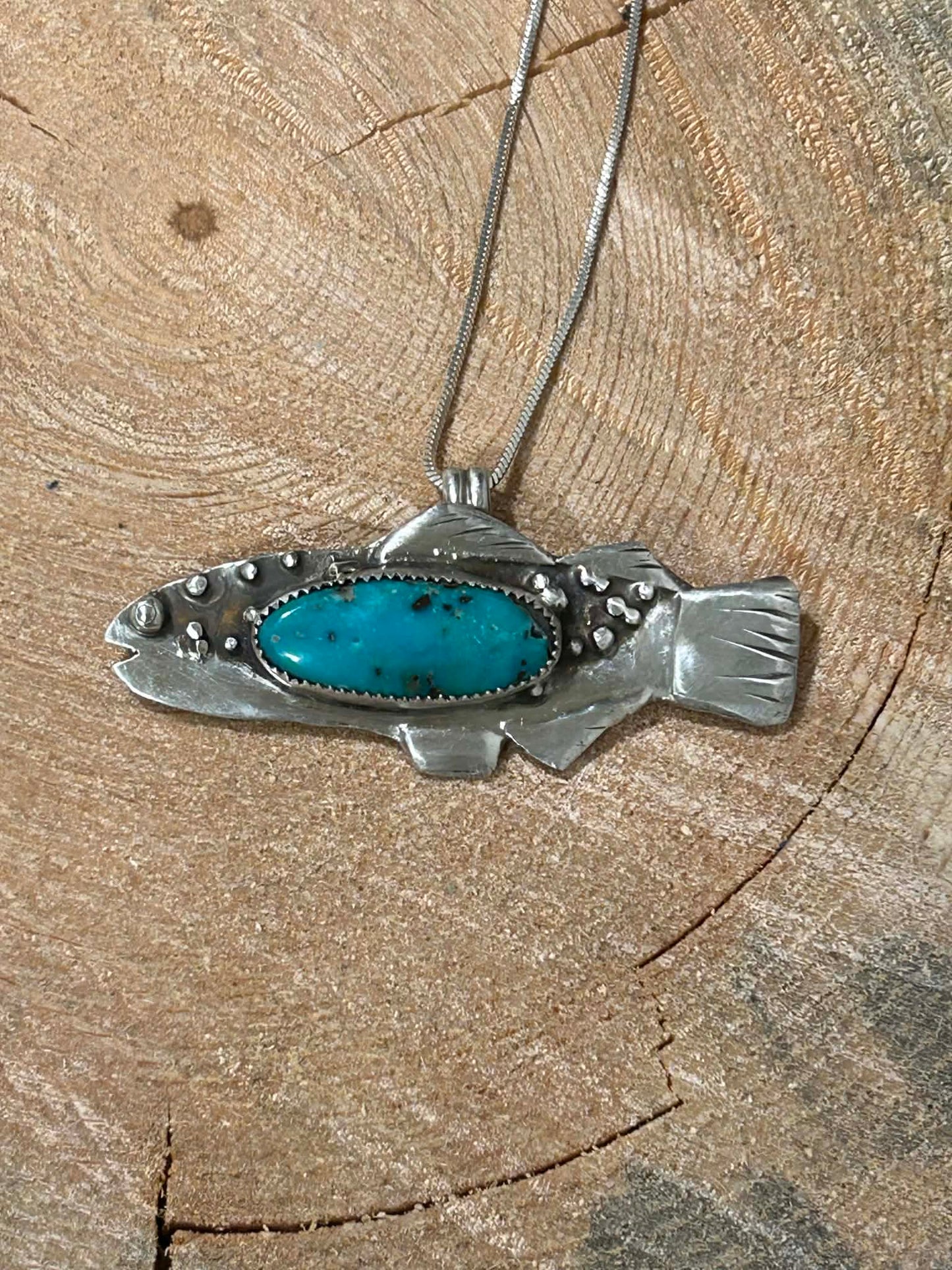 Emerald Valley Fish Necklace