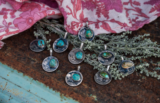 Emerald Valley Buffalo Pendant