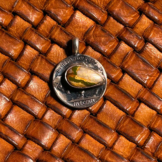 Ribbon Buffalo Pendant