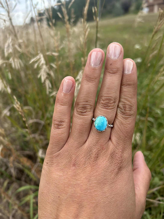 Sleeping Beauty Ring Size 8.5