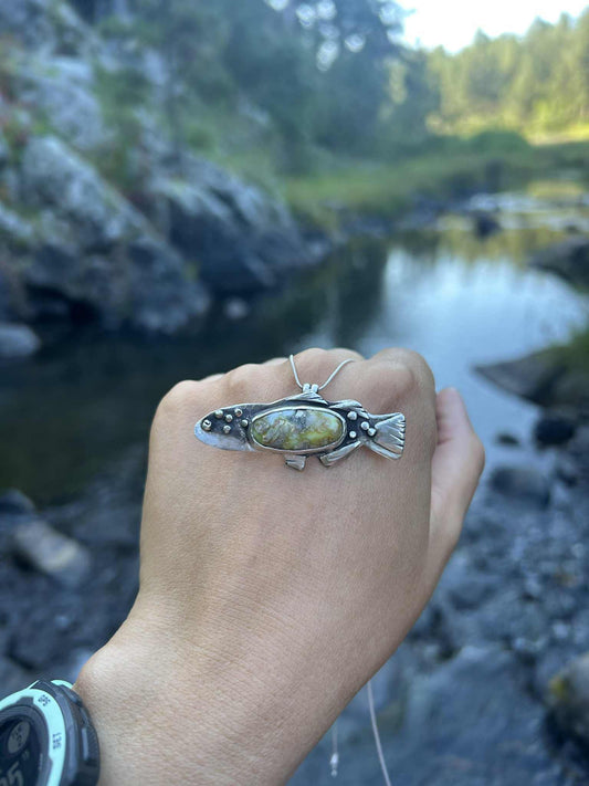 Palomino Fish Necklace