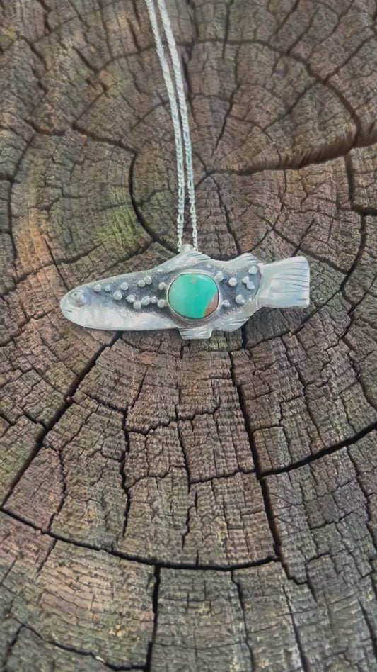 Turquoise Fish Necklace